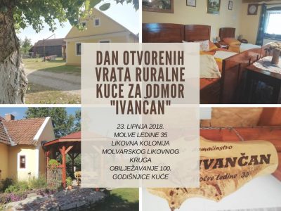 Dani otvorenih vrata ruralne kuće za odmor Ivančan
