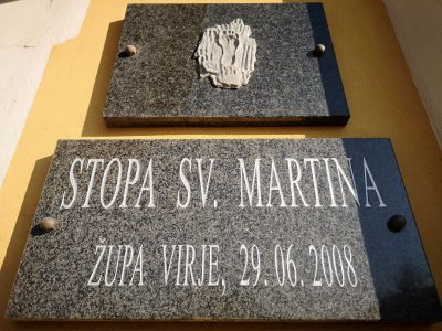 Stopa svetog Martina u Virju