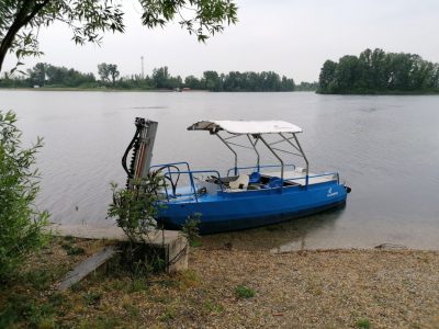 Na Šoderici predstavljen čamac za košnju vodenog bilja