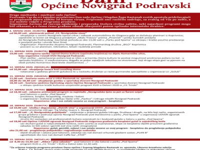 Program Dana Općine Novigrad Podravski 2020.