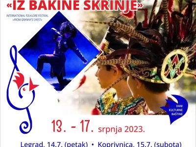 16. Međunarodni festival folklora “Iz bakine škrinje” u Legradu 14. srpnja 2023.