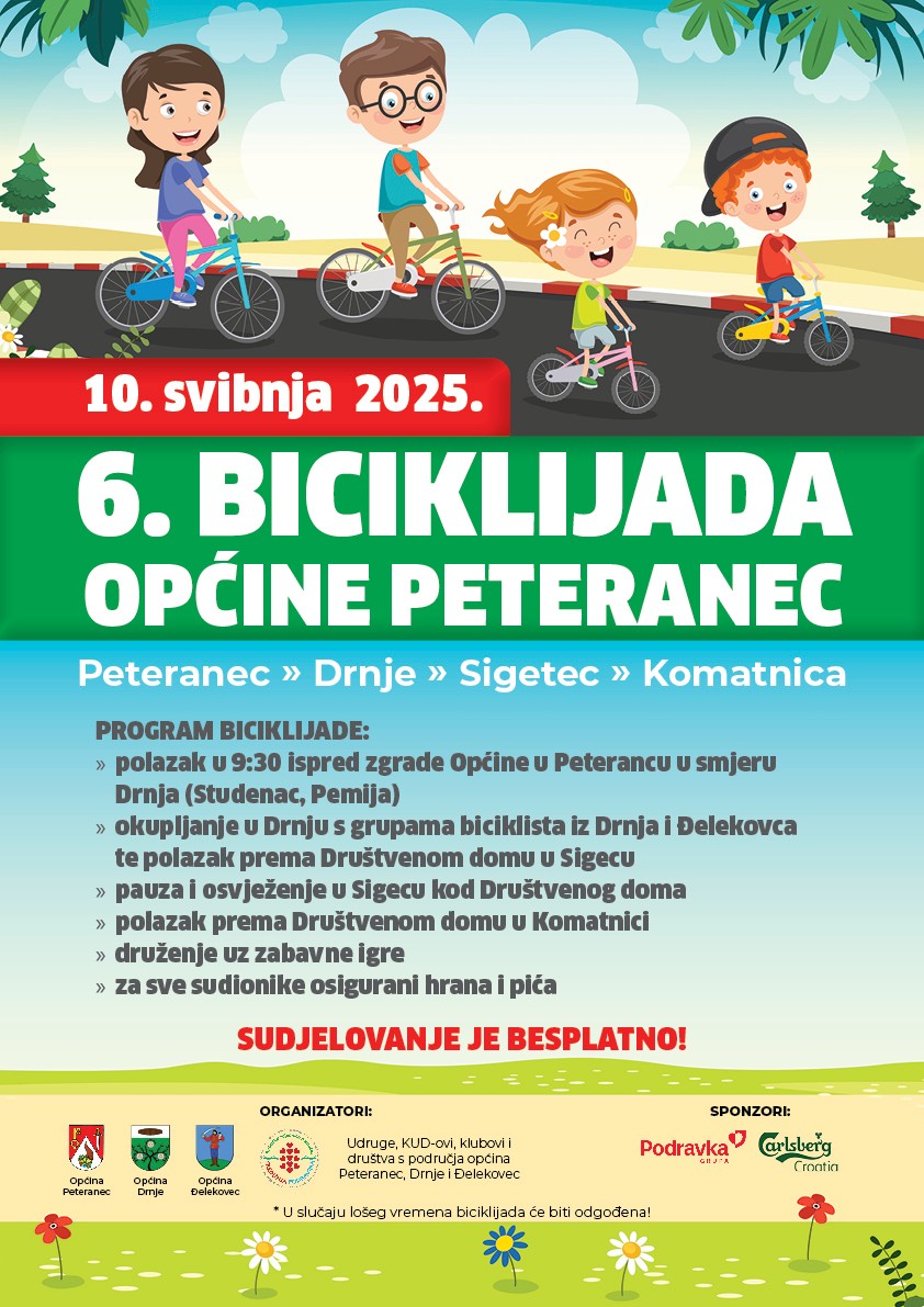 Velika biciklijada Općine Peteranec